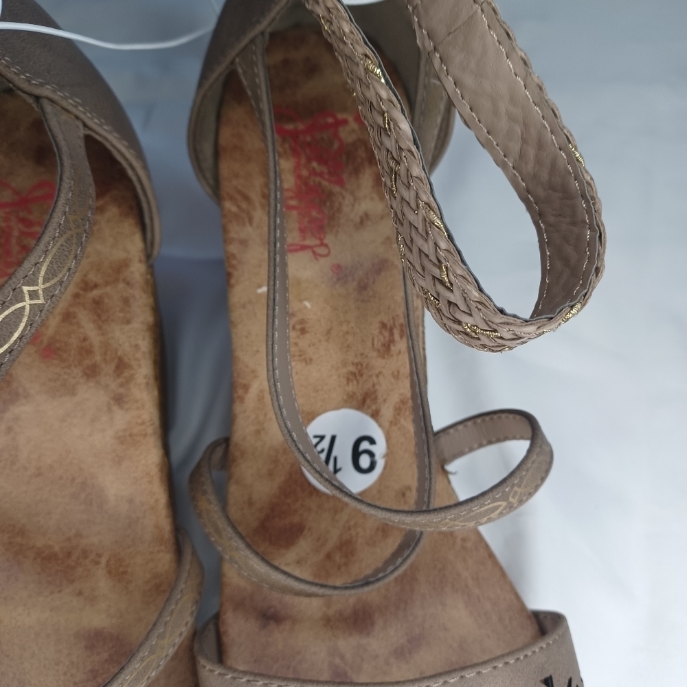 Jellypop Elegant Brown Strappy Boho Cottagecore Summer Sandals - Picture 14 of 14